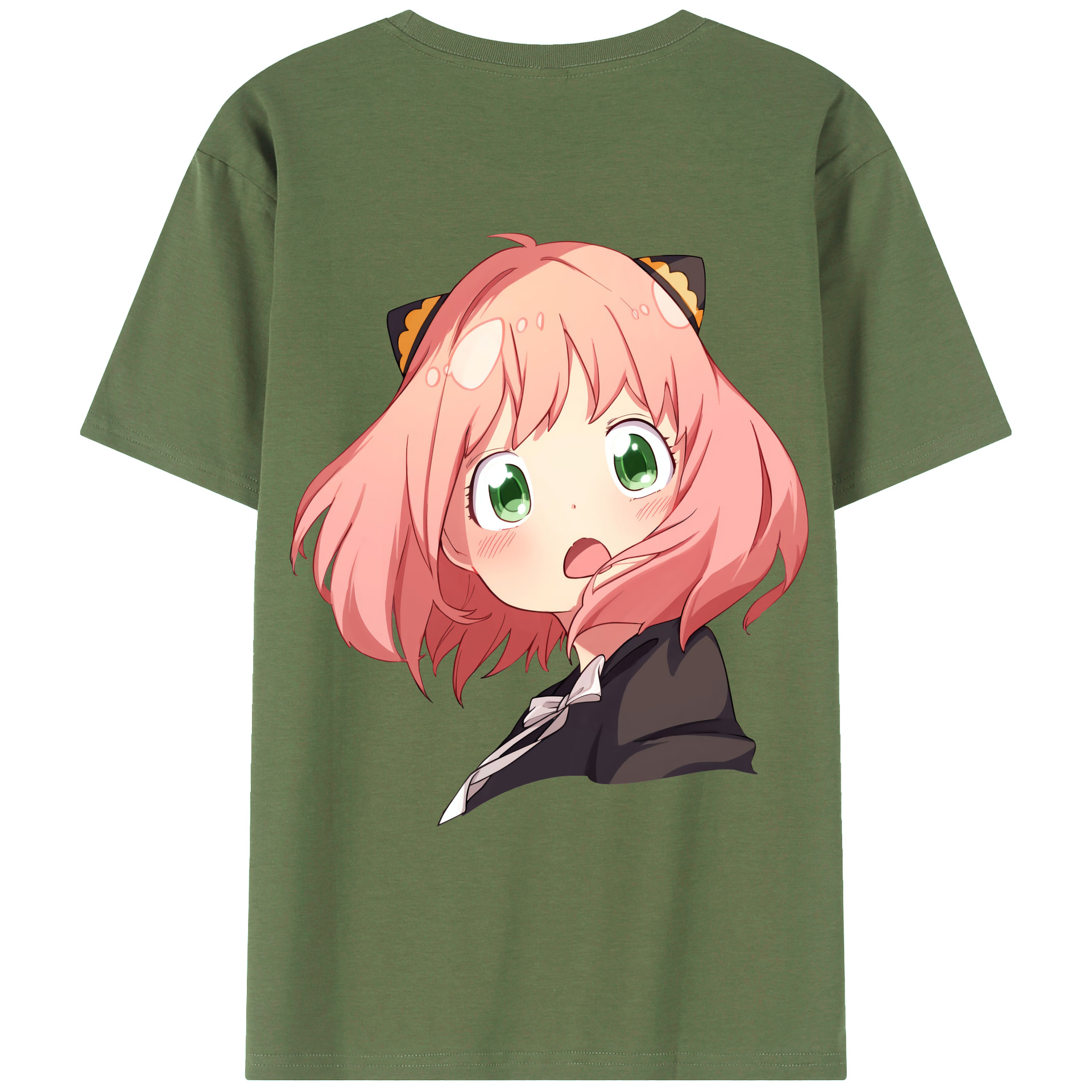 （画像用） SPY×FAMILY间谍家家酒 綿100％ メンズ半袖Tシャツ（バックプリント） 通気性